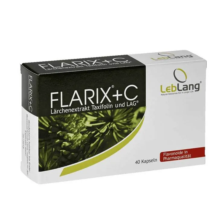 Flarix + C Lärchenextrakt Taxifolin Kapseln, 40 St