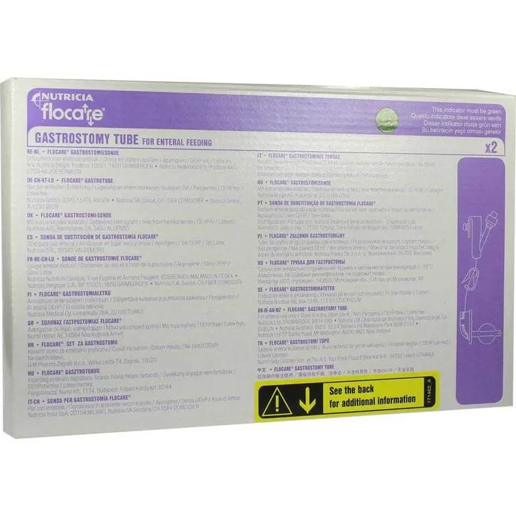 Flocare Gastro Tube CH 18, 2 St
