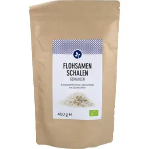 FLOHSAMENSCHALENgemahlenBioPulver400g