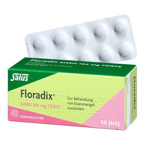 Floradix Eisen 100 mg forte Filmtabletten, 50 St
