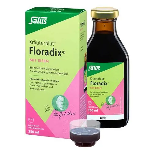 Floradix mit Eisen Flüssigkeit zum Einnehmen, 250 ml