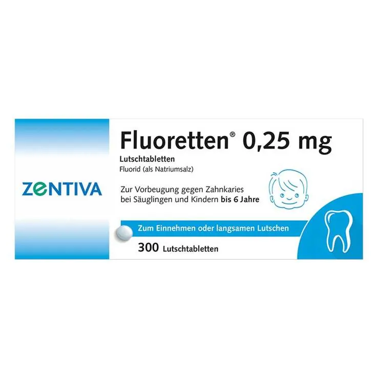 Fluoretten 0,25 mg Tabletten, 300 St
