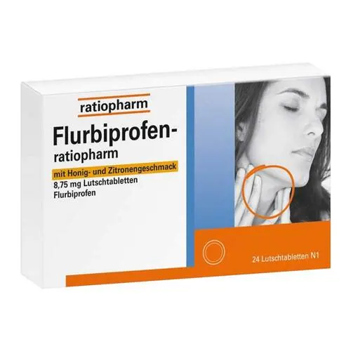 Flurbiprofen-ratio.mit Honig-u.Zitroneng.8,75mg Lut., 24 St