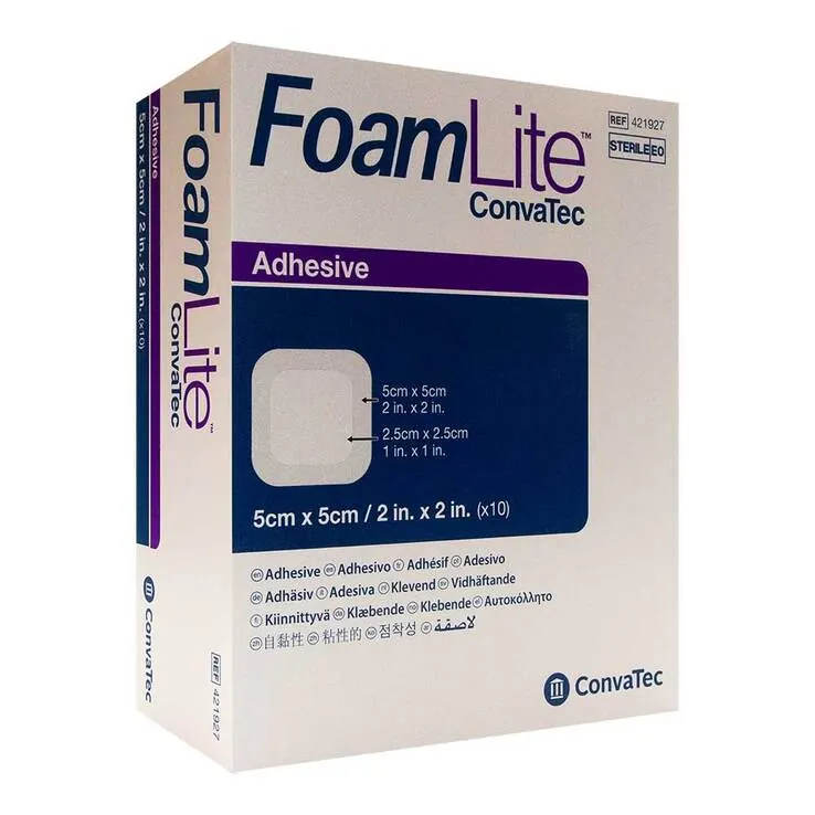 Foam Lite Convatec adhäsiv PU-Schaumverband 5x5 cm, 10 St