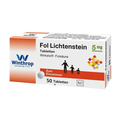 Fol Lichtenstein 5 mg Tabletten, 50 St