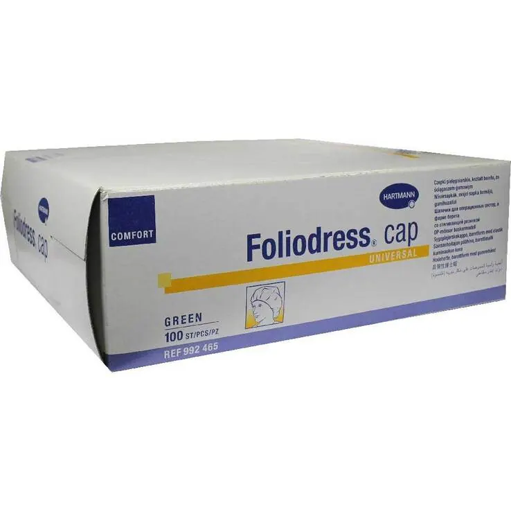 Foliodress Cap Comfort Universal grün OP-Hauben, 100 St