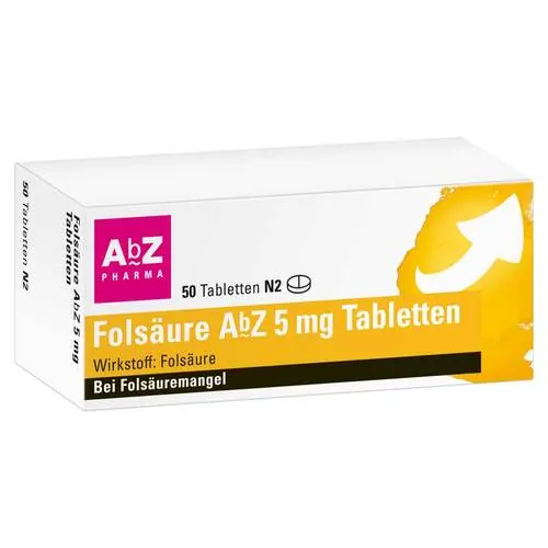 Folsäure Abz 5 mg Tabletten, 50 St