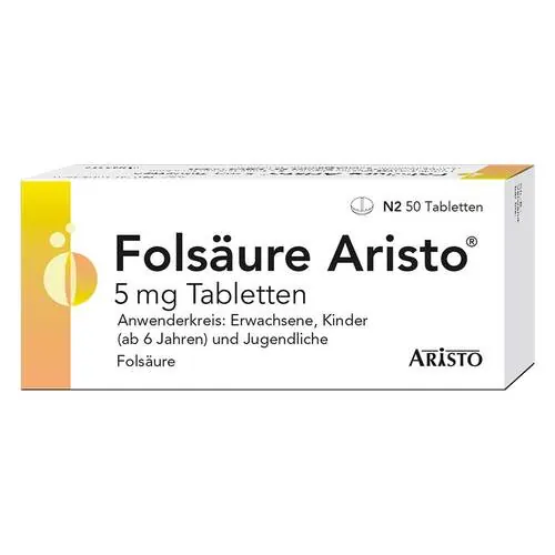 Folsäure Aristo 5 mg Tabletten, 50 St
