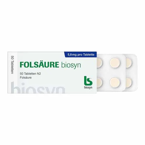 Folsäure Biosyn Tabletten, 50 St
