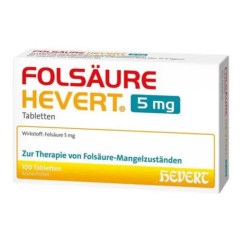 Folsäure Hevert 5 mg Tabletten, 100 St