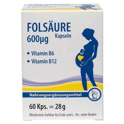 Folsäure Kapseln, 60 St