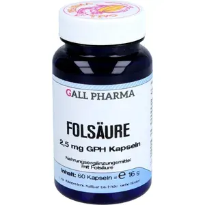 FOLSÄURE2,5mgGPHKapseln60Stück