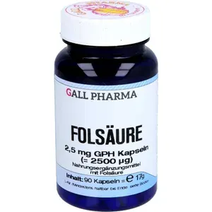 FOLSÄURE2,5mgGPHKapseln90Stück