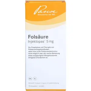 FOLSÄUREINJEKTOPAS5mgInjektionslösung10St