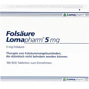 FOLSÄURELOMAPHARM5mgTabletten100St