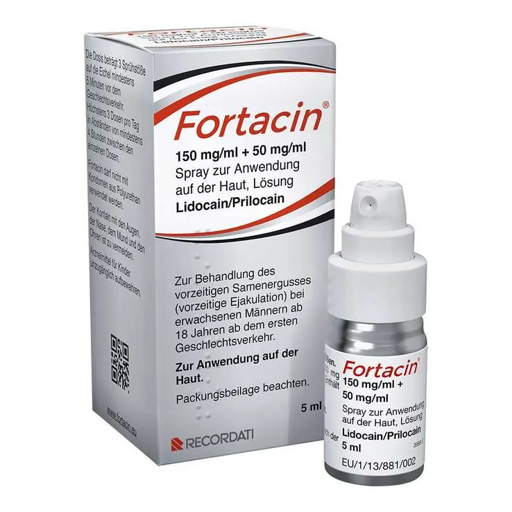 Fortacin 150 mg / ml + 50 mg / ml Spray z.Anw.a.Haut, 5 ml