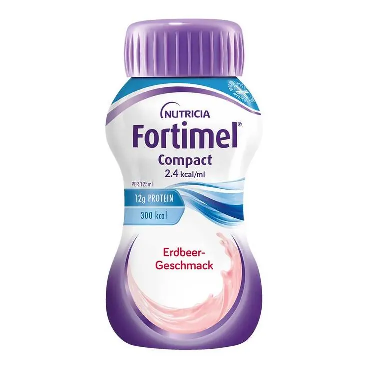 Fortimel Compact 2.4 Erdbeergeschmack, 8X4X125 ml