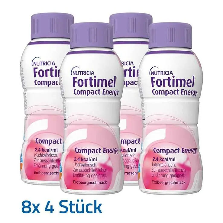 Fortimel Compact Energy Erdbeere, 8X4X300 ml
