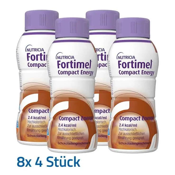 Fortimel Compact Energy Schokolade, 8X4X300 ml