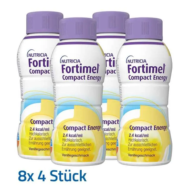 Fortimel Compact Energy Vanille, 8X4X300 ml