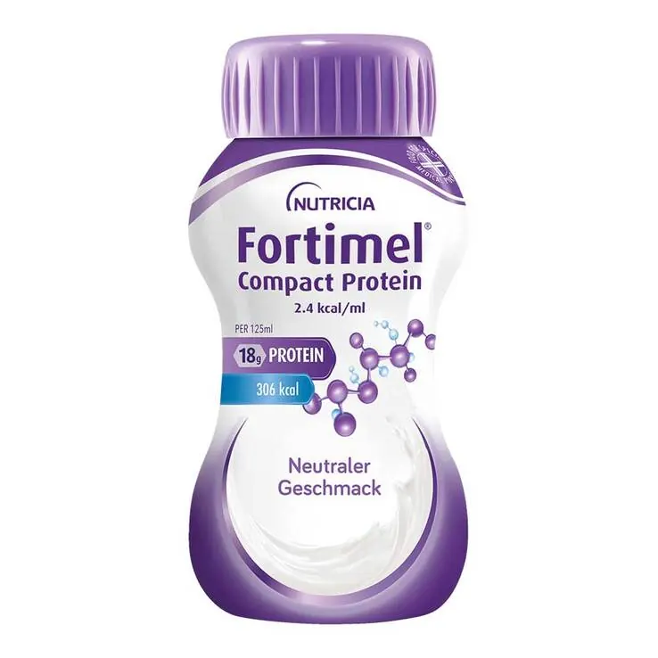 Fortimel Compact Protein 2.4 kcal neutral, 8X4X125 ml