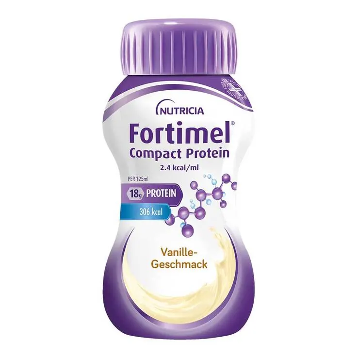 Fortimel Compact Protein 2.4 kcal Vanille, 8X4X125 ml