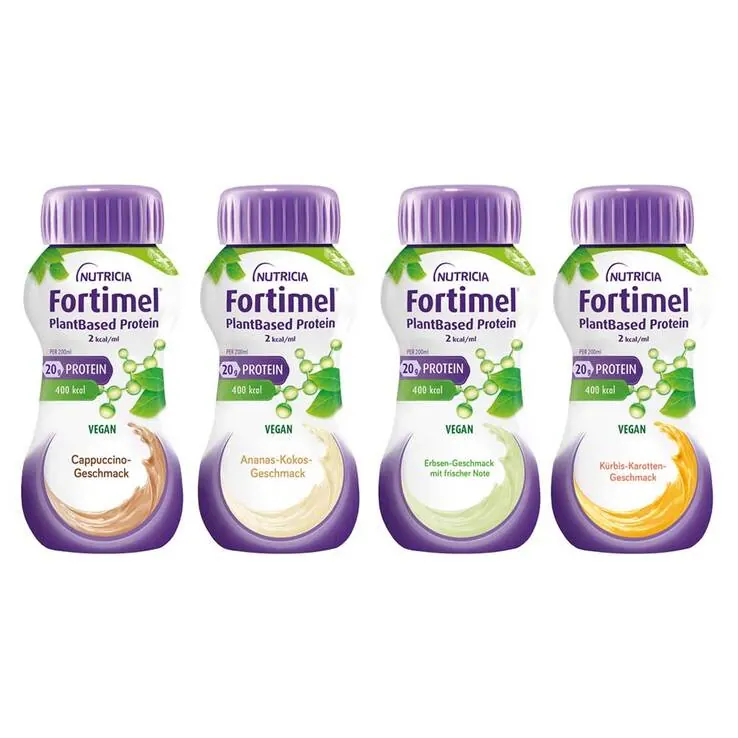 Fortimel Plantbased Protein 2 kcal Mischkarton, 8X4X200 ml