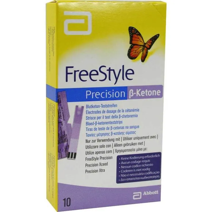 Freestyle Precision Beta Ketone Blutketon Teststreifen, 10 St
