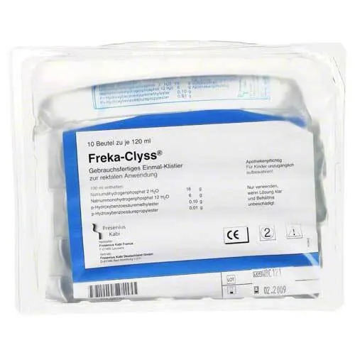 Freka Clyss Klistiere, 10X120 ml
