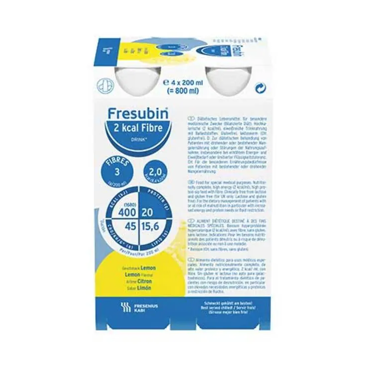 Fresubin 2 kcal fibre Drink Lemon Trinkflasche, 24X200 ml