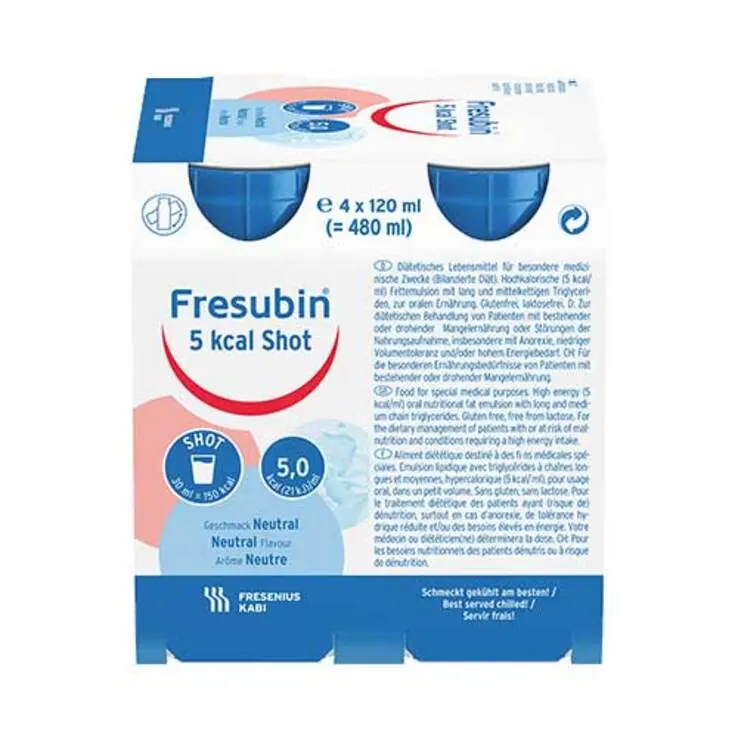 Fresubin 5 kcal SHOT Neutral Lösung, 24X120 ml