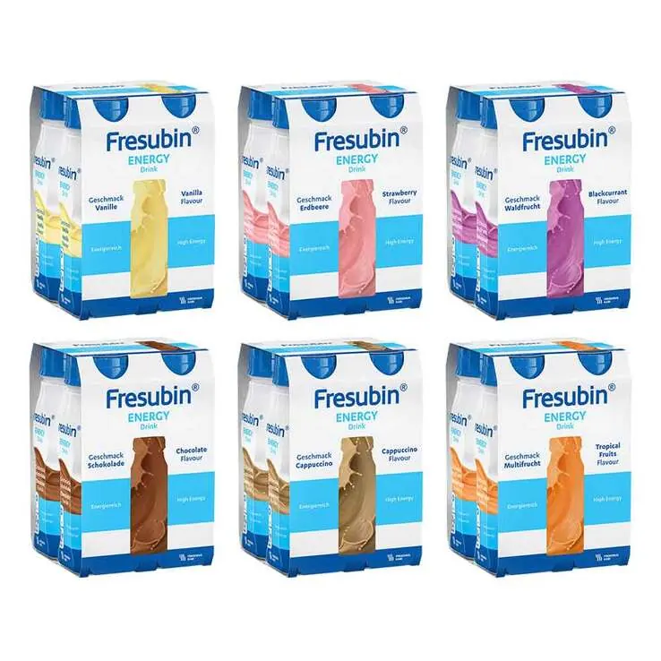 Fresubin Energy Drink Mischkarton Trinkflasche, 6X4X200 ml