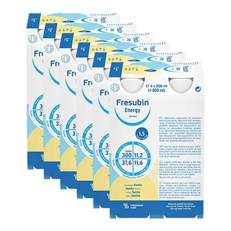 Fresubin energy Drink Vanille Trinkflasche, 24X200 ml