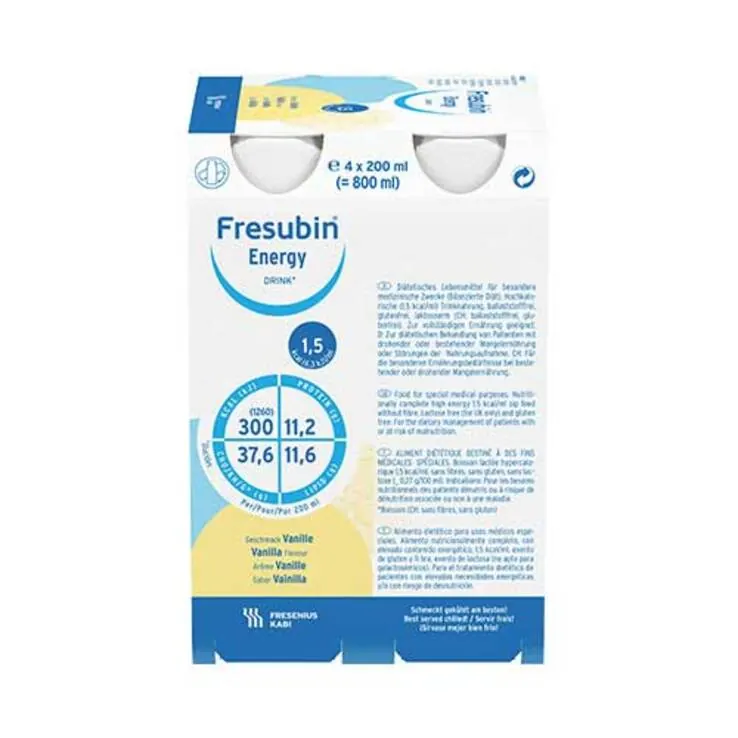 Fresubin Energy Drink Vanille Trinkflasche, 6X4X200 ml