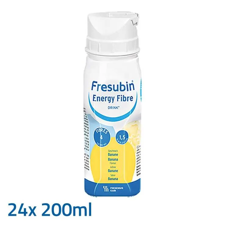 Fresubin Energy Fibre Drink Banane Trinkflasche, 24X200 ml