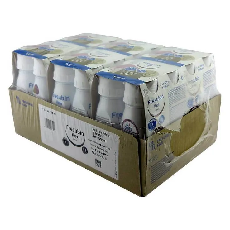 Fresubin Hepa Drink Cappuccino Trinkflasche, 6X4X200 ml