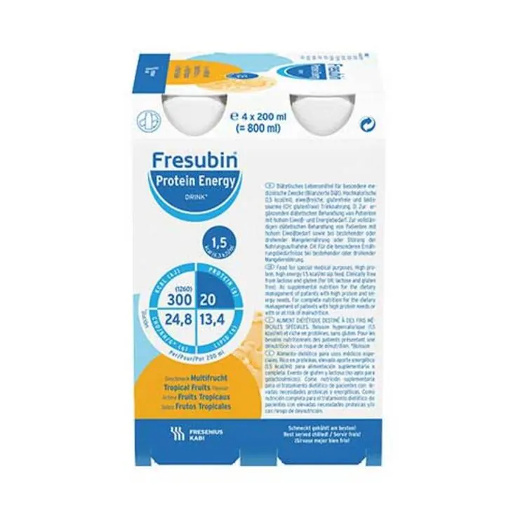 Fresubin Protein Energy Drink Multifrucht Tr.Fl., 6X4X200 ml