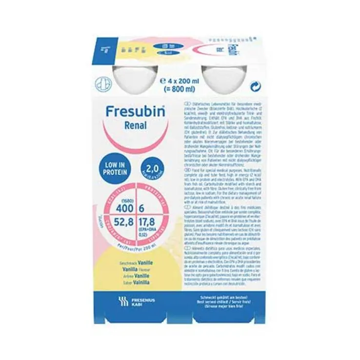 Fresubin renal Vanille Easy Drink, 4X200 ml