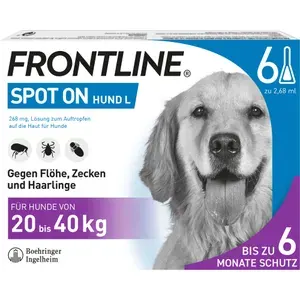 FRONTLINESpotonH40Lösungf.Hunde6St