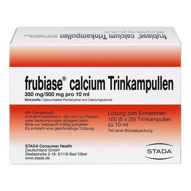 frubiase calcium Trinkampullen, 5X20 St