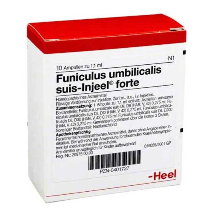Funiculus Umbilicalis suis Injeel forte Ampullen, 10 St