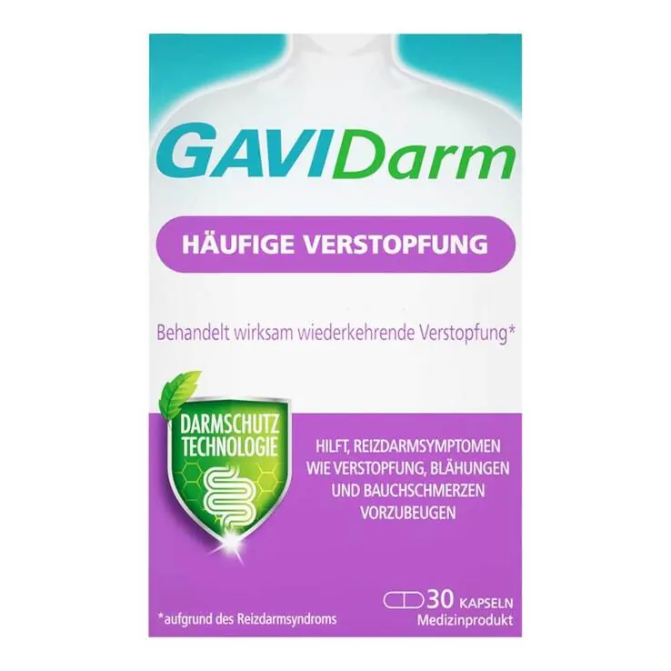 Gavidarm Häufige Verstopfung Kapseln, 30 St