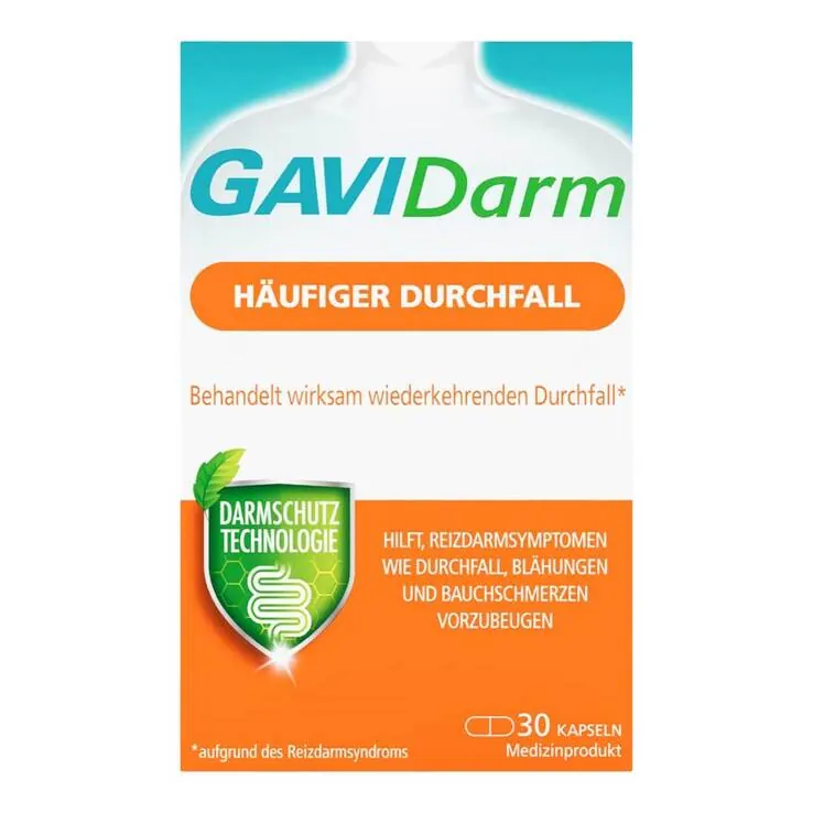 Gavidarm Häufiger Durchfall Kapseln, 30 St