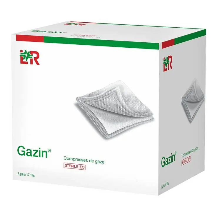 Gazin Kompressen 10x10cm 8fa, 50X2 St
