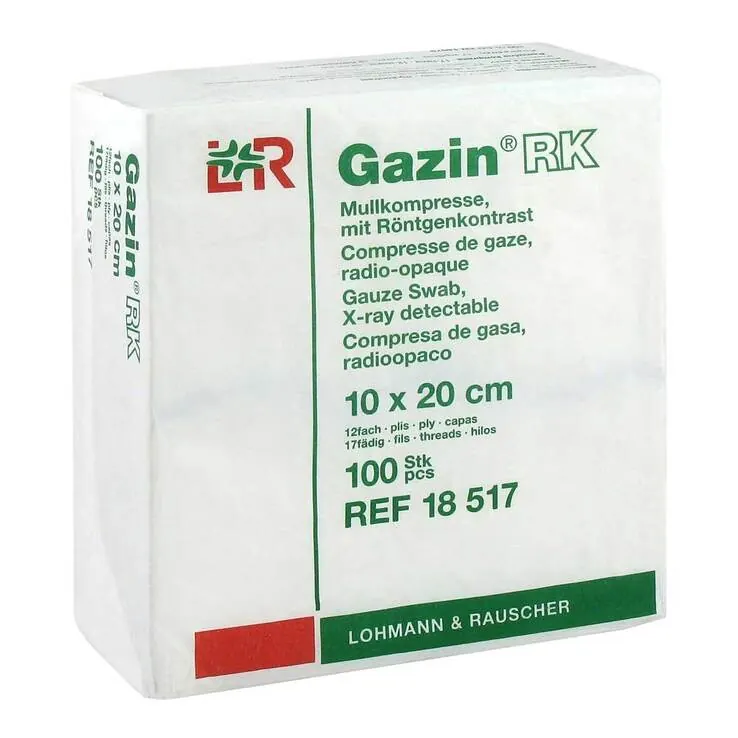 Gazin Kompressen 10x20cm 12f, 100 St
