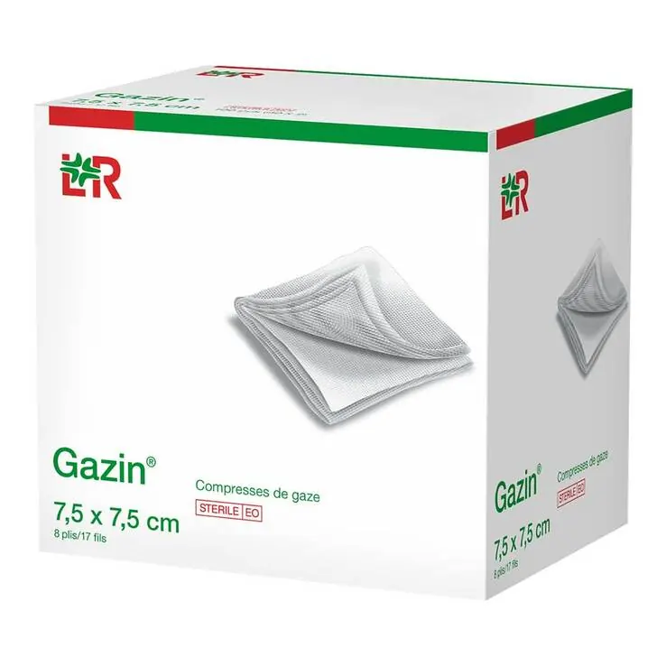 Gazin Kompressen 7,5x7,5cm 8, 50X2 St