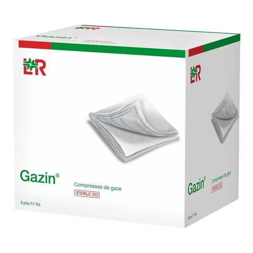 Gazin Mullkomp.10x10 cm steril 8fach, 25X2 St