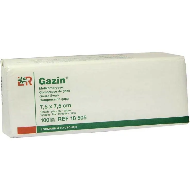 Gazin OP Kompressen 7,5x7,5c, 100 St
