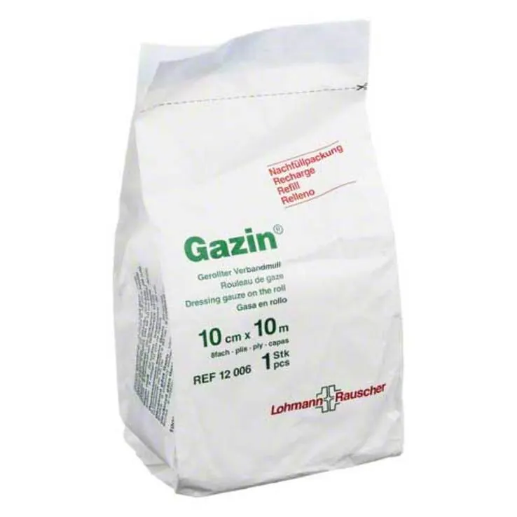 Gazin Verbandmull 10cmx10m 8fach Nachf., 1 St