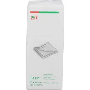 GAZINMullkomp.10x10cmunsteril32fachOp50St